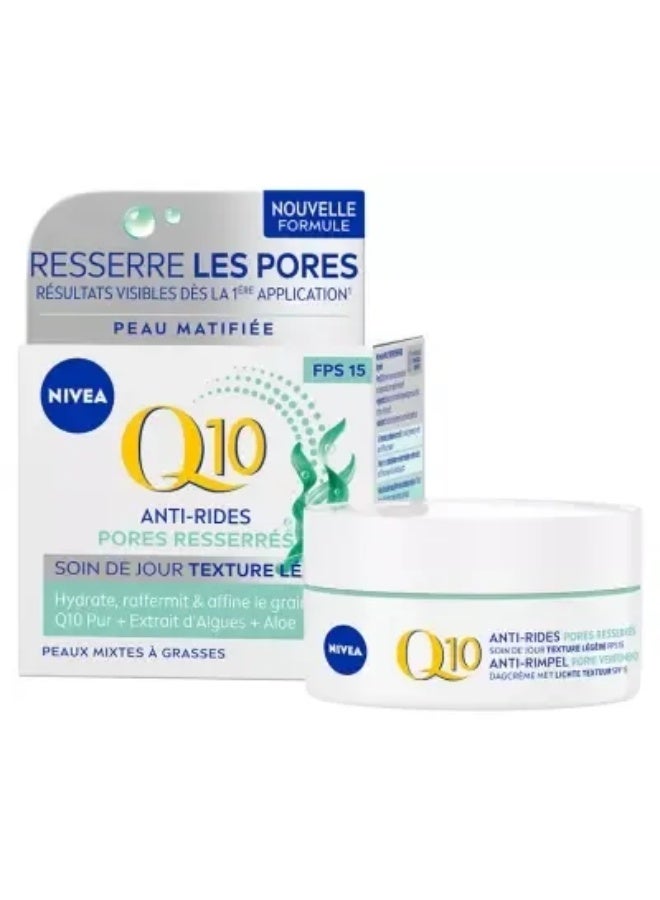 Nivea Q10 Anti-Wrinkle Tightened Pores Day Care SPF15 50 ml - Image 1